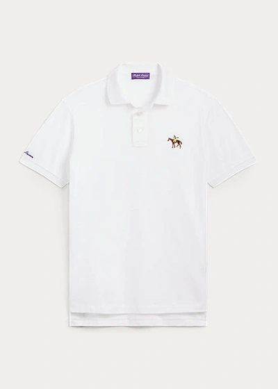 Polo Ralph Lauren Custom Slim Fit Piqué Polo Shirt In Sea Glass Green