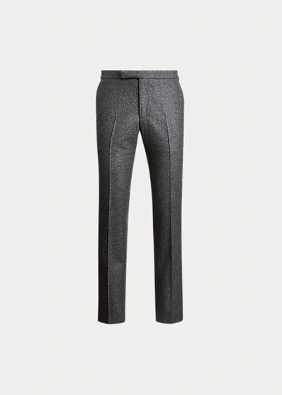 Shop Ralph Lauren Stretch Flannel Trouser In Grey