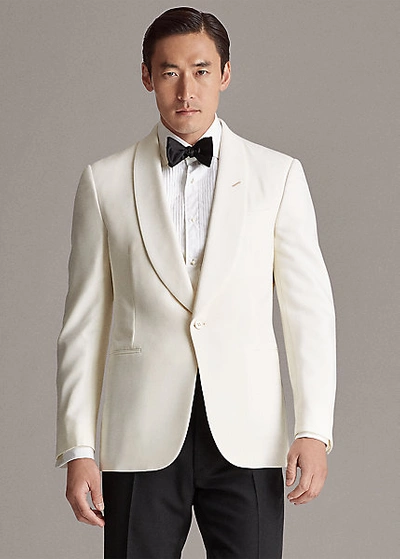 Ralph Lauren Gregory Barathea Dinner Jacket In Cream | ModeSens