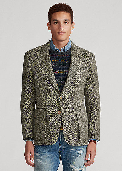 rl67 herringbone jacket