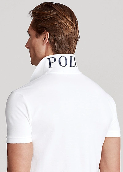 Shop Polo Ralph Lauren Big Pony Mesh Polo Shirt In Pacific Royal