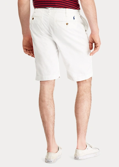 Shop Ralph Lauren 10-inch Relaxed Fit Chino Short In White