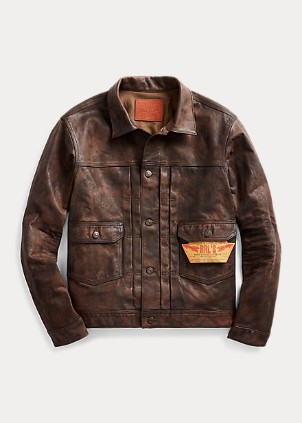 rl leather jacket