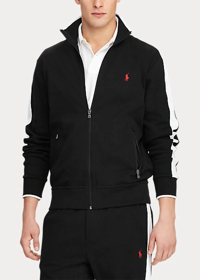 Shop Polo Ralph Lauren Interlock Track Jacket In Polo Black