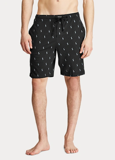 Polo Ralph Lauren Woven Boxer In Black