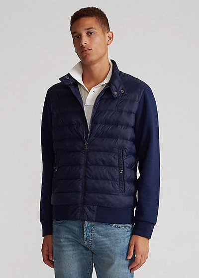 Ralph Lauren Quilted Hybrid Jacket In Polo Black | ModeSens