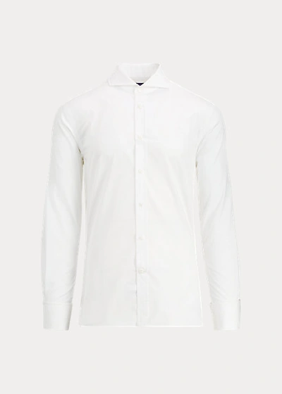 Shop Ralph Lauren Poplin Shirt In White