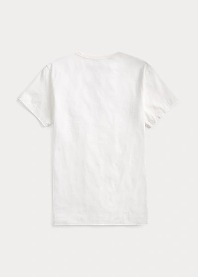Double Rl Truck-graphic T-shirt In Paper White
