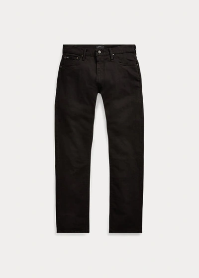 Shop Ralph Lauren Varick Slim Straight Jean In Hudson Black
