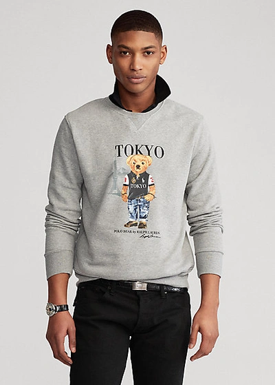 Ralph Lauren Polo Bear Tokyo Fleece Sweatshirt In Grey | ModeSens