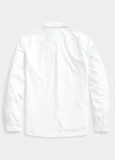 Double Rl Twill Workshirt In White