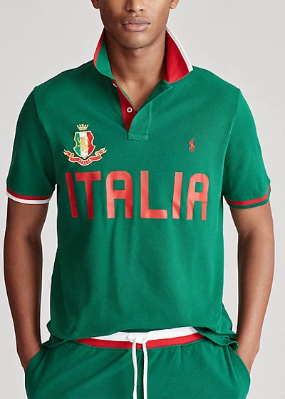 Ralph Lauren The Classic Fit Italy Polo Shirt In Tennis Green | ModeSens