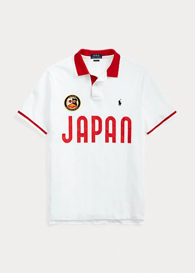 Ralph Lauren The Custom Slim Fit Japan Polo Shirt In White | ModeSens