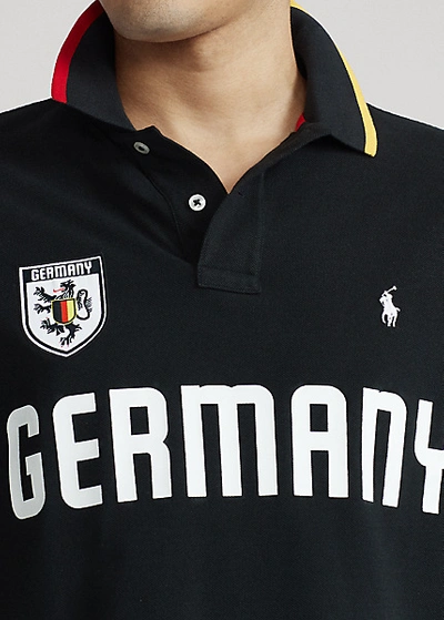 Ralph Lauren The Custom Slim Fit Germany Polo Shirt In Polo Black | ModeSens