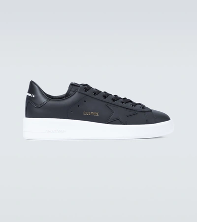 Shop Golden Goose Pure Star Sneakers In Black