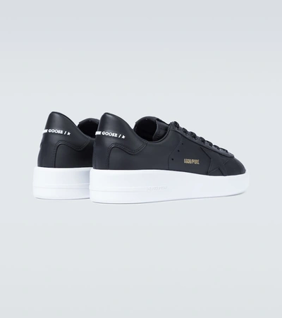 Shop Golden Goose Pure Star Sneakers In Black