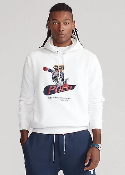 Polo Ralph Lauren Polo Bear Double-knit Hoodie In White | ModeSens