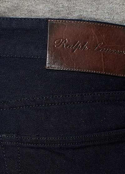 Shop Ralph Lauren Slim Fit Stretch Jean In Ink Blue Stretch