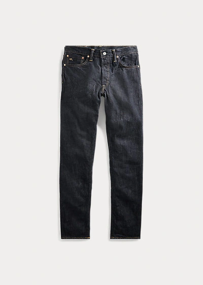 Double Rl Slim Narrow Once-washed Selvedge Jean In Once Washed 3