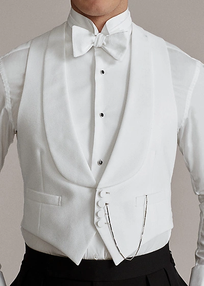 Shop Ralph Lauren Handmade Piqué Vest In White