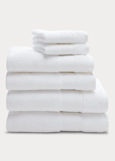 Shop Ralph Lauren Sanders 6-piece Towel Set In Tan