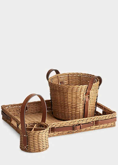 Shop Ralph Lauren Bailey Caddy In Brown