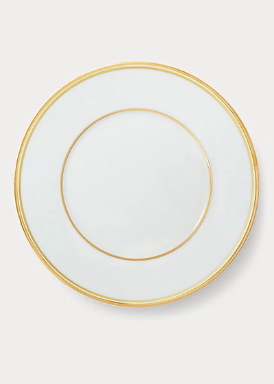 Polo Ralph Lauren Wilshire Salad Plate In Silver/white