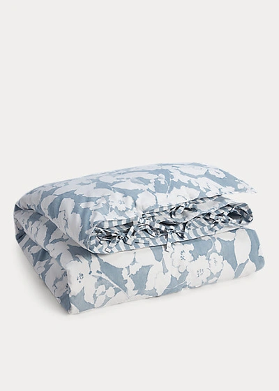Polo Ralph Lauren Willa Floral Duvet Set In Chambray And Cream