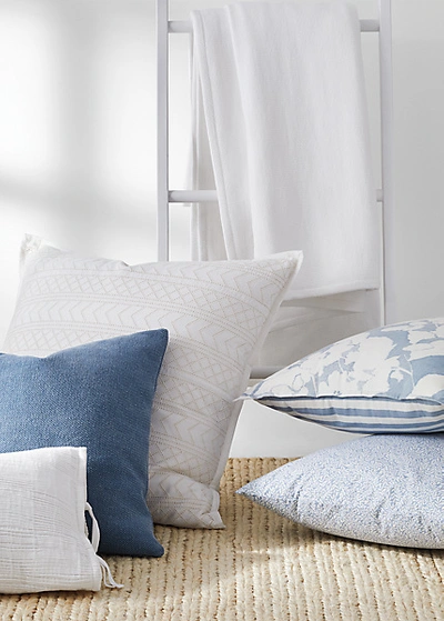 Polo Ralph Lauren Willa Floral Duvet Set In Chambray And Cream