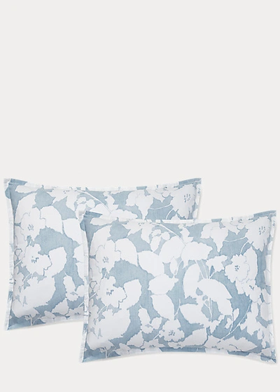 Polo Ralph Lauren Willa Floral Duvet Set In Chambray And Cream