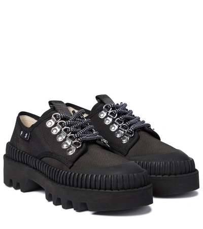 Shop Proenza Schouler City Canvas Sneakers In Black