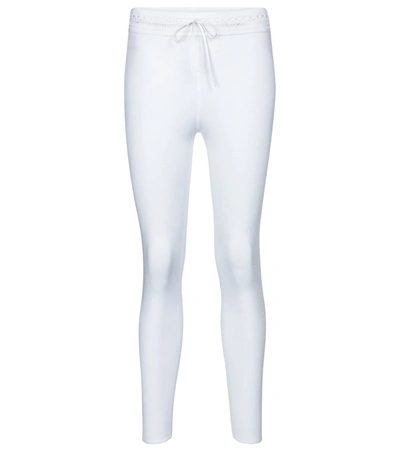 Shop Alaïa Edition 1993 Stretch-knit Skinny Pants In White