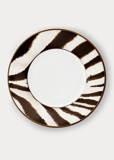 Shop Ralph Lauren Kendall Salad Plate In Zebra