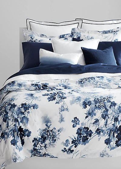 Polo Ralph Lauren Flora Sateen Comforter Set In Blue Multi