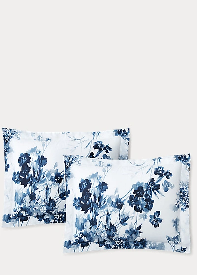 Polo Ralph Lauren Flora Sateen Comforter Set In Blue Multi