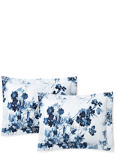 Polo Ralph Lauren Flora Sateen Comforter Set In Blue Multi