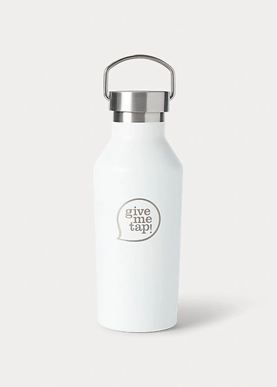 Shop Ralph Lauren Give Me Tap Water Bottle In White