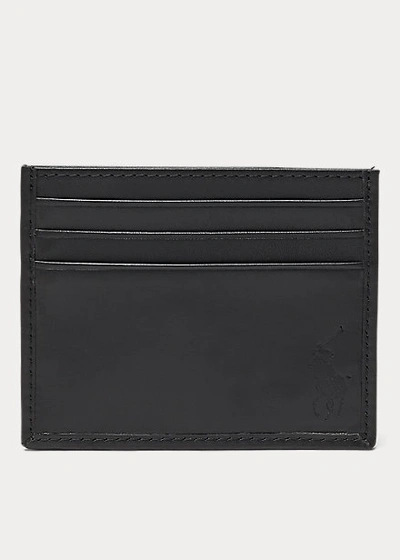 Shop Ralph Lauren Leather Card Case In Whiskey