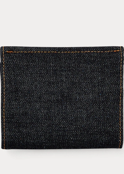 Shop Double Rl Indigo Denim Billfold Wallet