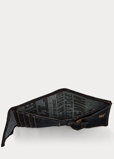 Shop Double Rl Indigo Denim Billfold Wallet