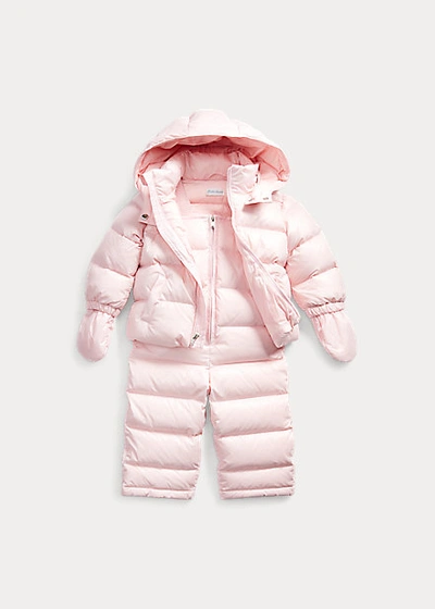Ralph Lauren Babies' 2-piece Snowsuit Set In Hint Of Pink | ModeSens