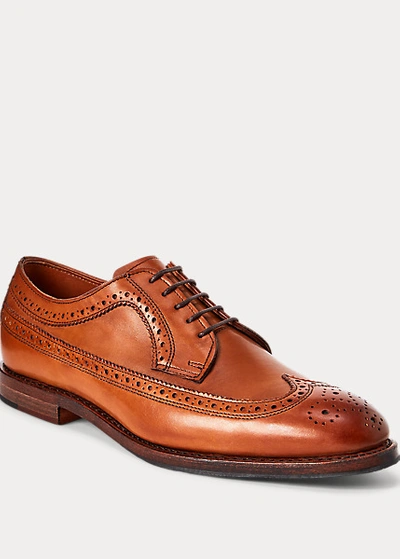 Sanderson Burnished Wingtip In Tan