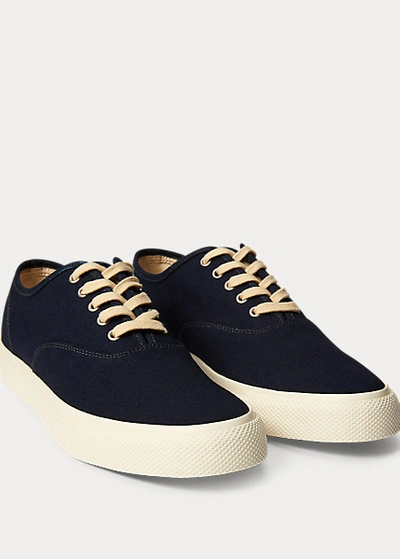 Shop Double Rl New Norfolk Indigo Sneaker