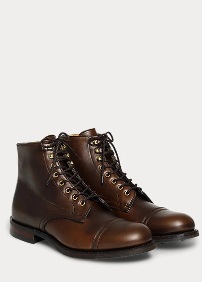 Rrl livingstone leather boot hot sale