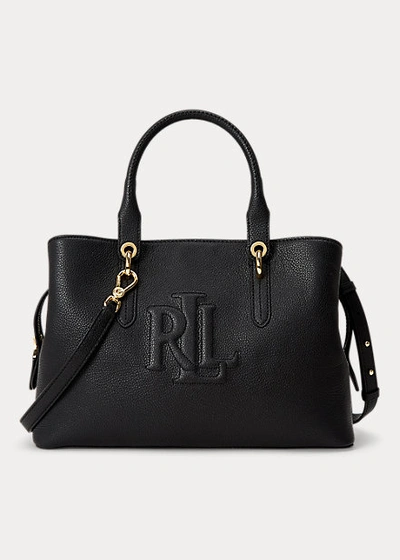 Ralph lauren hayward leather outlet medium satchel