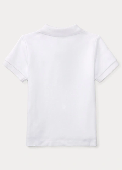 Shop Ralph Lauren Soft Cotton Polo Shirt In White
