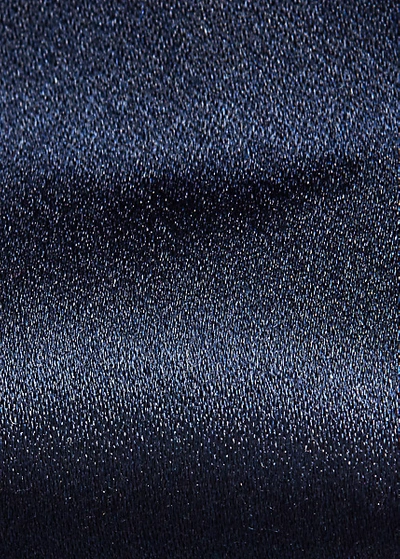 Polo Ralph Lauren Silk Satin Bow Tie In Dark Navy