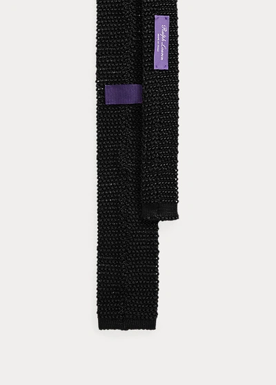 Polo Ralph Lauren Scarf Classic Wool Blend Accessories In Dark Purple