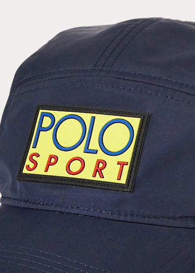 Shop Ralph Lauren Polo Sport Five-panel Cap In Newport Navy