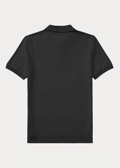 Polo Ralph Lauren Cotton Mesh Polo Shirt In Paloma Purple
